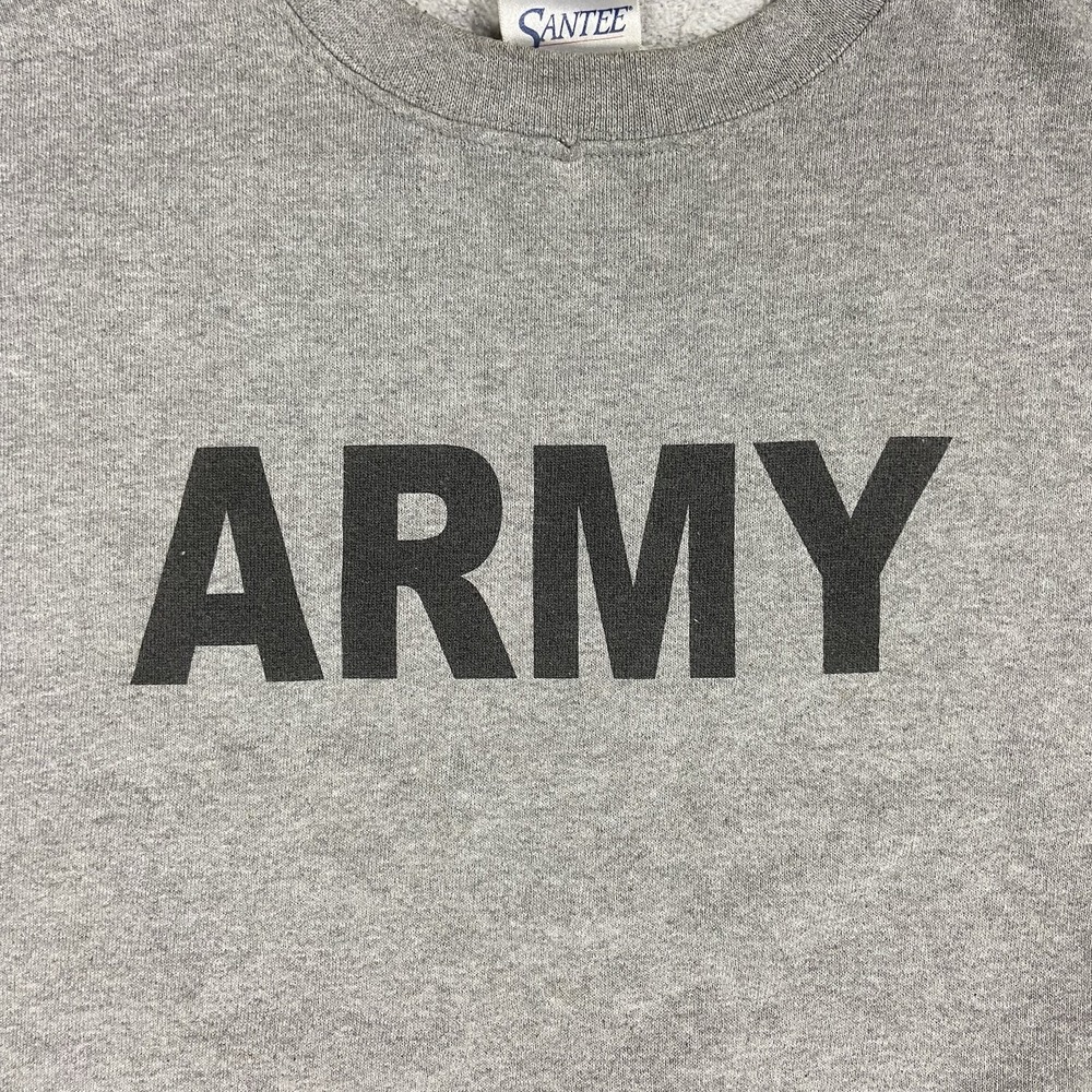 Vintage 90s Army Sweatshirt Size XL Crewneck Pullover US Military Spell Out Logo - Picture 3 of 7